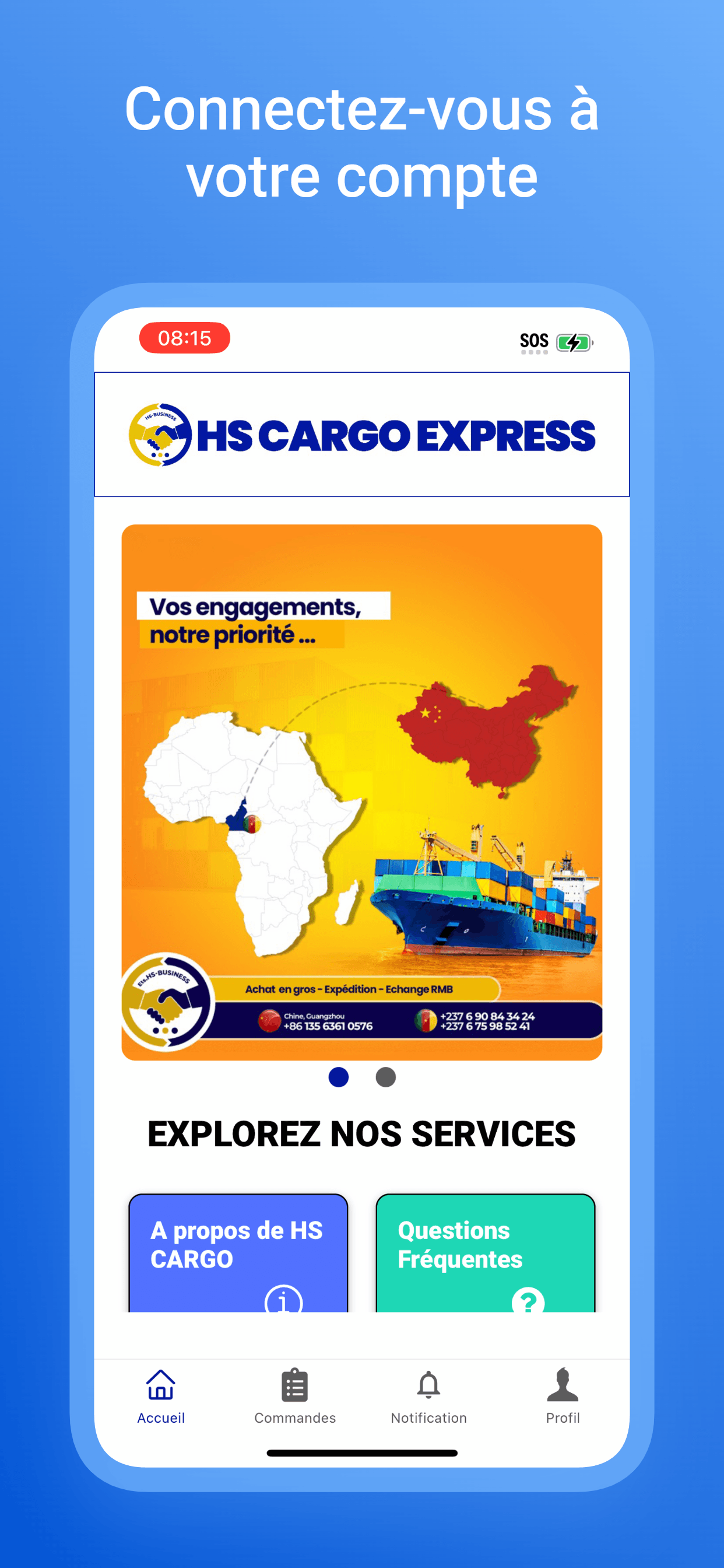 Interface de suivi GPS en temps réel